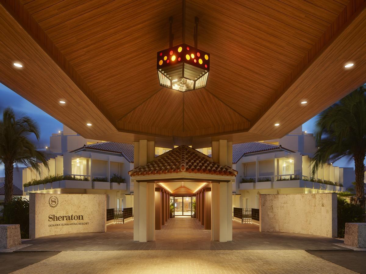 Sheraton Okinawa Sunmarina Resort Onna Dış mekan fotoğraf